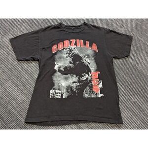Godzilla Toho Co. T Shirt Black Medium Graphic Cotton USA Mexico Made
